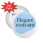 Elegant Restraint 20240825 172511 0000 2.25  Buttons (100 pack)  Front