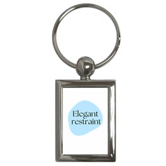 Elegant Restraint 20240825 172511 0000 Key Chain (Rectangle)