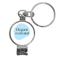 Elegant Restraint 20240825 172511 0000 Nail Clippers Key Chain by deewansh