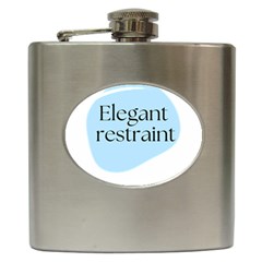 Elegant Restraint 20240825 172511 0000 Hip Flask (6 oz)