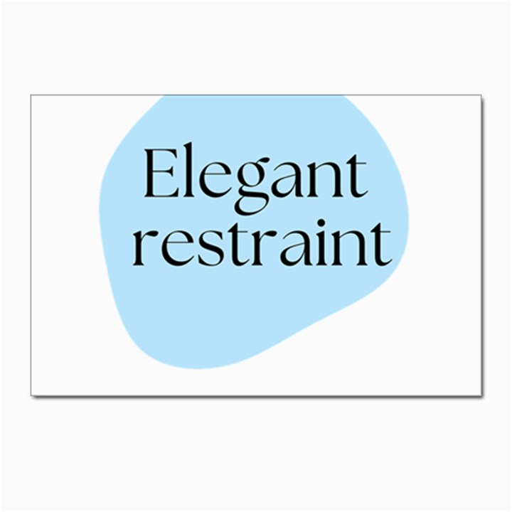 Elegant Restraint 20240825 172511 0000 Postcard 4 x 6  (Pkg of 10)