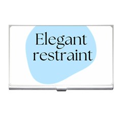 Elegant Restraint 20240825 172511 0000 Business Card Holder by deewansh