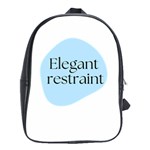 Elegant Restraint 20240825 172511 0000 School Bag (Large) Front