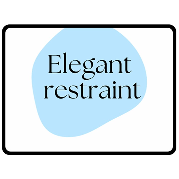 Elegant Restraint 20240825 172511 0000 Fleece Blanket (Large)