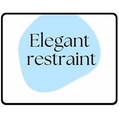 Elegant Restraint 20240825 172511 0000 Fleece Blanket (medium)