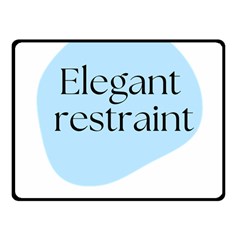 Elegant Restraint 20240825 172511 0000 Fleece Blanket (small)