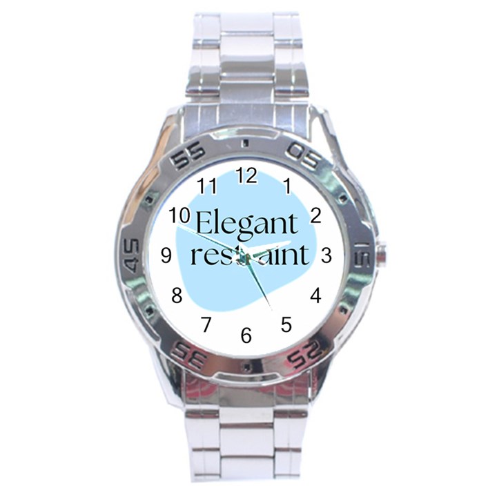 Elegant Restraint 20240825 172511 0000 Stainless Steel Analogue Watch