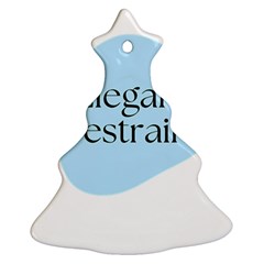 Elegant Restraint 20240825 172511 0000 Christmas Tree Ornament (two Sides)