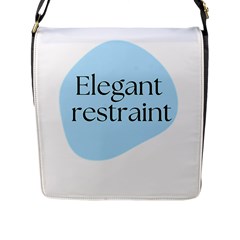 Elegant Restraint 20240825 172511 0000 Flap Closure Messenger Bag (l)