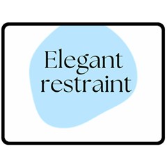 Elegant Restraint 20240825 172511 0000 Two Sides Fleece Blanket (Large)