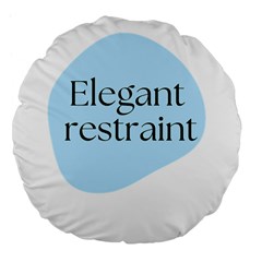 Elegant Restraint 20240825 172511 0000 Large 18  Premium Flano Round Cushions