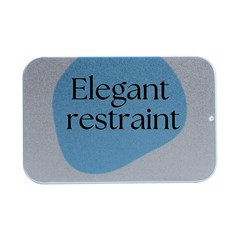 Elegant Restraint 20240825 172511 0000 Open Lid Metal Box (silver)   by deewansh