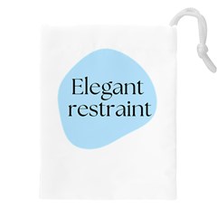 Elegant Restraint 20240825 172511 0000 Drawstring Pouch (4xl) by deewansh