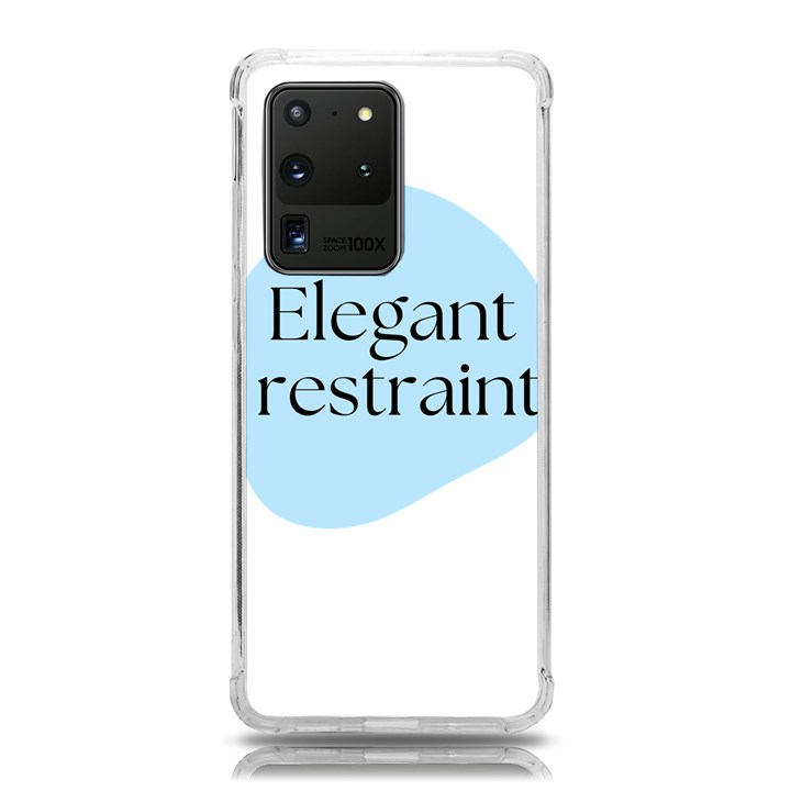 Elegant Restraint 20240825 172511 0000 Samsung Galaxy S20 Ultra 6.9 Inch TPU UV Case