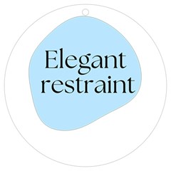 Elegant Restraint 20240825 172511 0000 UV Print Acrylic Ornament Round