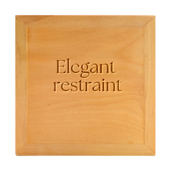 Elegant Restraint 20240825 172511 0000 Wood Photo Frame Cube by deewansh