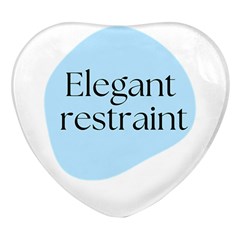 Elegant Restraint 20240825 172511 0000 Heart Glass Fridge Magnet (4 Pack) by deewansh