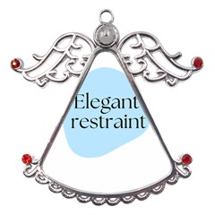 Elegant Restraint 20240825 172511 0000 Metal Angel With Crystal Ornament by deewansh