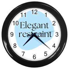 Elegant Restraint 20240825 172511 0000 Wall Clock (black) by deewansh