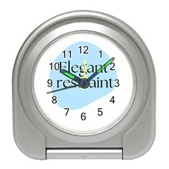 Elegant Restraint 20240825 172511 0000 Travel Alarm Clock by deewansh