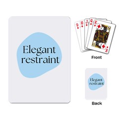 Elegant Restraint 20240825 172511 0000 Playing Cards Single Design (rectangle)