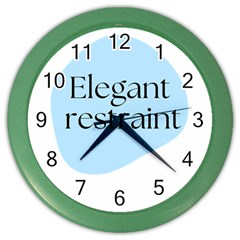 Elegant Restraint 20240825 172511 0000 Color Wall Clock by deewansh