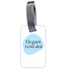 Elegant Restraint 20240825 172511 0000 Luggage Tag (one Side) by deewansh