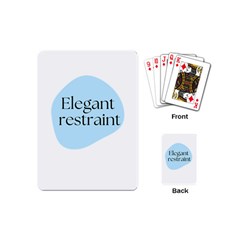 Elegant Restraint 20240825 172511 0000 Playing Cards Single Design (mini) by deewansh