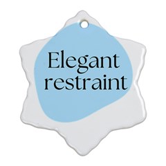 Elegant Restraint 20240825 172511 0000 Ornament (snowflake)