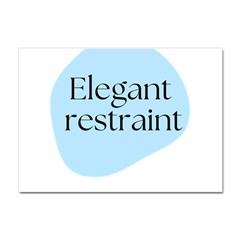 Elegant Restraint 20240825 172511 0000 Crystal Sticker (a4) by deewansh