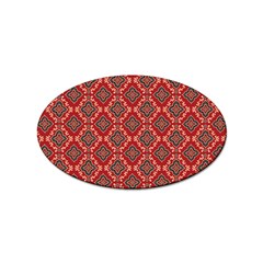 Illustrations Ajrak Abstract Design Pattern Sticker Oval (10 Pack) by Apenda