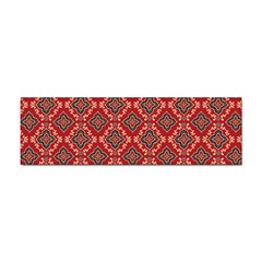 Illustrations Ajrak Abstract Design Pattern Sticker Bumper (10 Pack) by Apenda