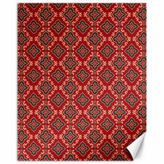 Illustrations Ajrak Abstract Design Pattern Canvas 16  X 20  by Apenda