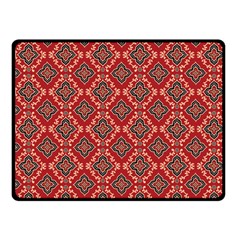 Illustrations Ajrak Abstract Design Pattern Fleece Blanket (small) by Apenda