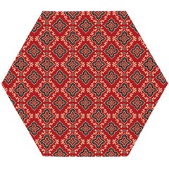 Illustrations Ajrak Abstract Design Pattern Wooden Puzzle Hexagon by Apenda