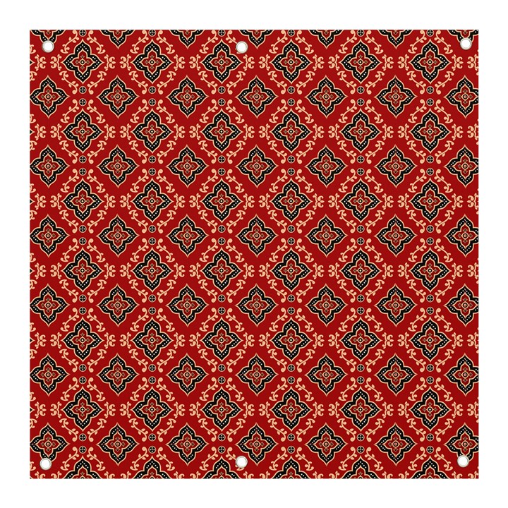 Illustrations Ajrak Abstract Design Pattern Banner and Sign 3  x 3 