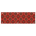 Illustrations Ajrak Abstract Design Pattern Banner and Sign 6  x 2  Front