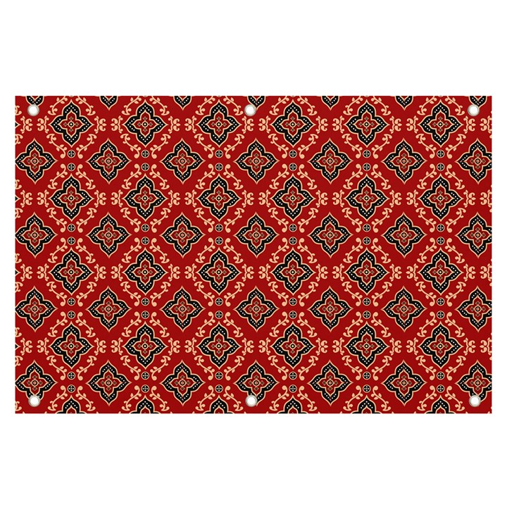 Illustrations Ajrak Abstract Design Pattern Banner and Sign 6  x 4 