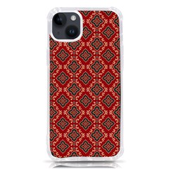 Illustrations Ajrak Abstract Design Pattern Iphone 14 Plus Tpu Uv Print Case by Apenda