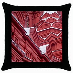 Monument State History Museum Building Throw Pillow Case (black) by Apenda