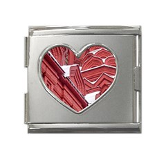 Monument State History Museum Building Mega Link Heart Italian Charm (18mm) by Apenda