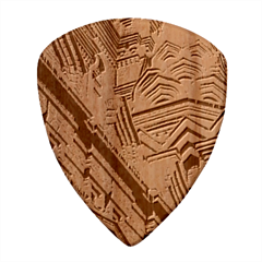 Monument State History Museum Building Wood Guitar Pick (set Of 10)