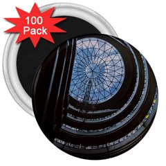 Building Ceiling Structure Dome 3  Magnets (100 Pack) by Apenda