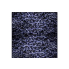 Aliens Entrails ¨c Dark Blue Print Pattern Design Satin Bandana Scarf 22  X 22  by dflcprintsclothing