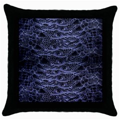 Alien Entrails Dark Print Design Throw Pillow Case (black) by dflcprintsclothing