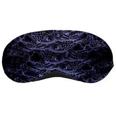 Alien Entrails Dark Print Design Sleep Mask by dflcprintsclothing