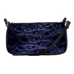 Alien Entrails Dark Print Design Shoulder Clutch Bag by dflcprintsclothing