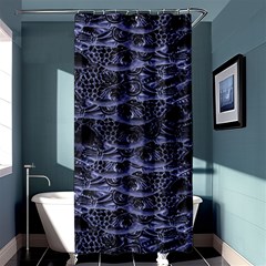 Alien Entrails Dark Print Design Shower Curtain 36  X 72  (stall)  by dflcprintsclothing