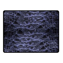 Alien Entrails Dark Print Design Two Sides Fleece Blanket (small) by dflcprintsclothing