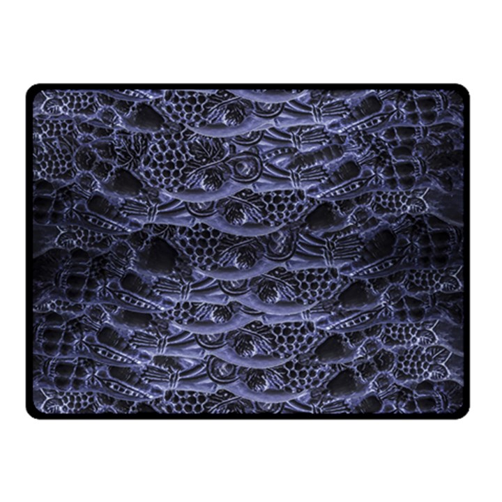 Alien Entrails Dark Print Design Two Sides Fleece Blanket (Small)